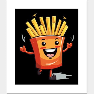 kawaii french fries T-Shirt cute  gilrl Posters and Art